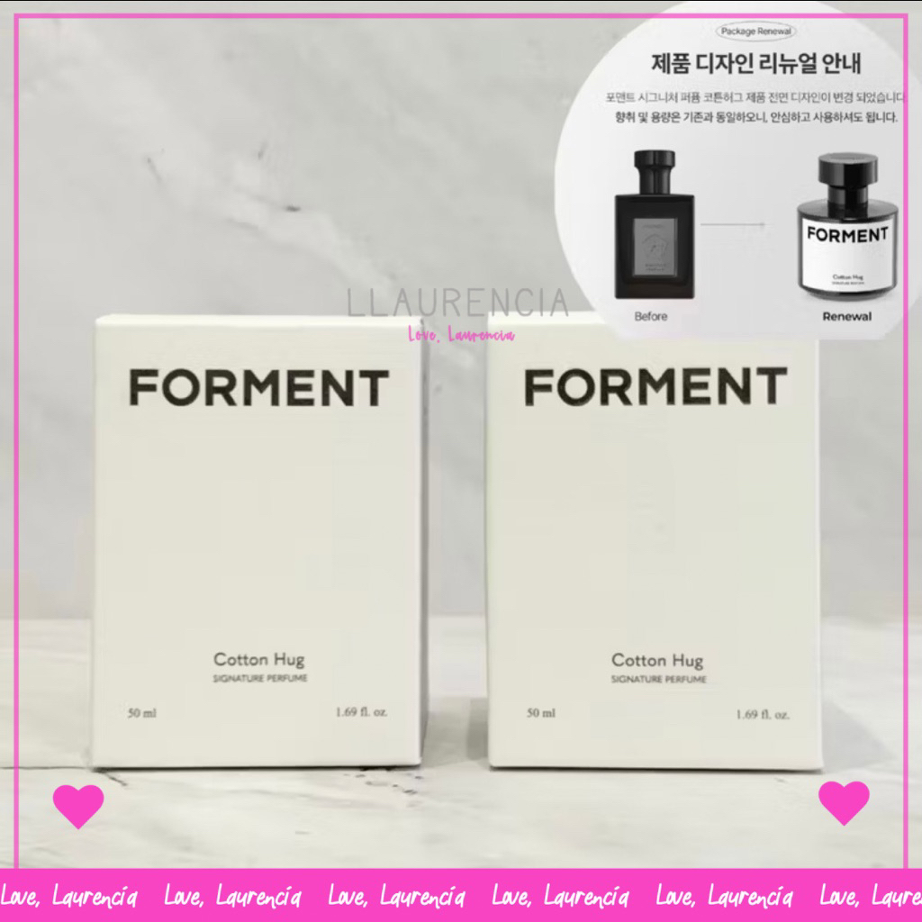 Ready Stock FORMENT Cotton Hug Signature Perfume Full Size 50 ML / BTS Jungkook Parfum