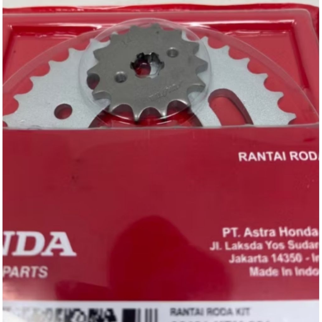 GEAR SET MOTOR KHARISMA/SUPRA X 125 HONDA KODE