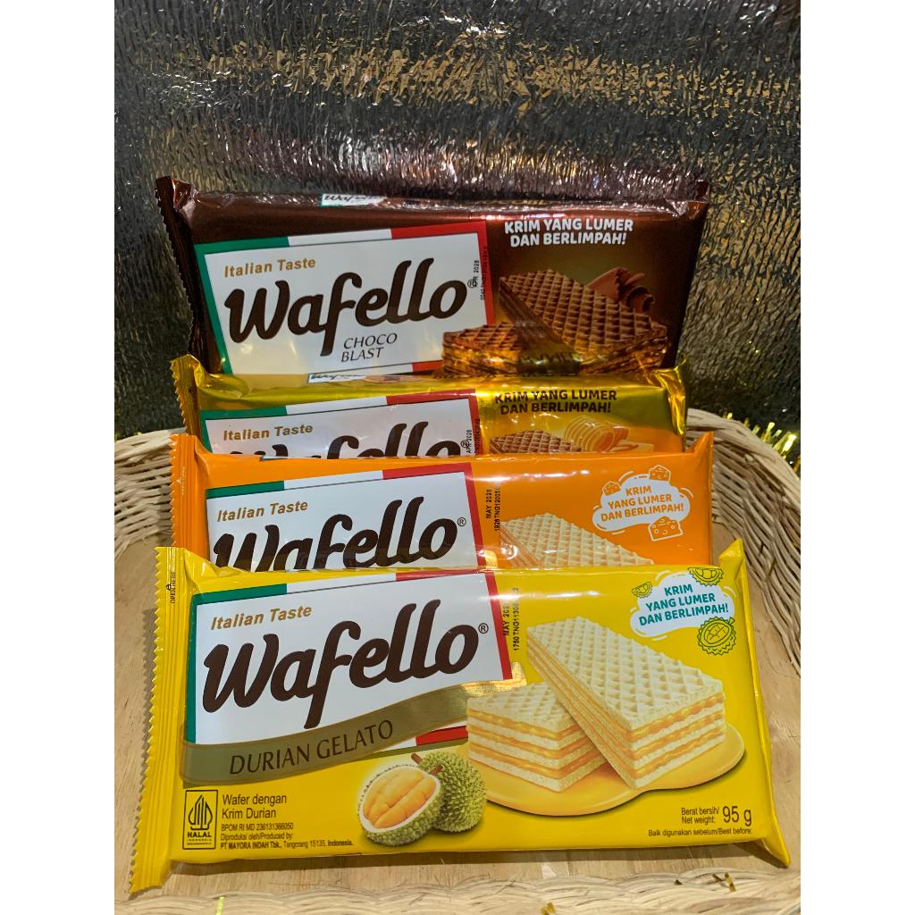 

Promo Roma Wafello Wafer JUMBO Butter Caramel / Choco Blast Hidangan Parcel Ulang Tahun