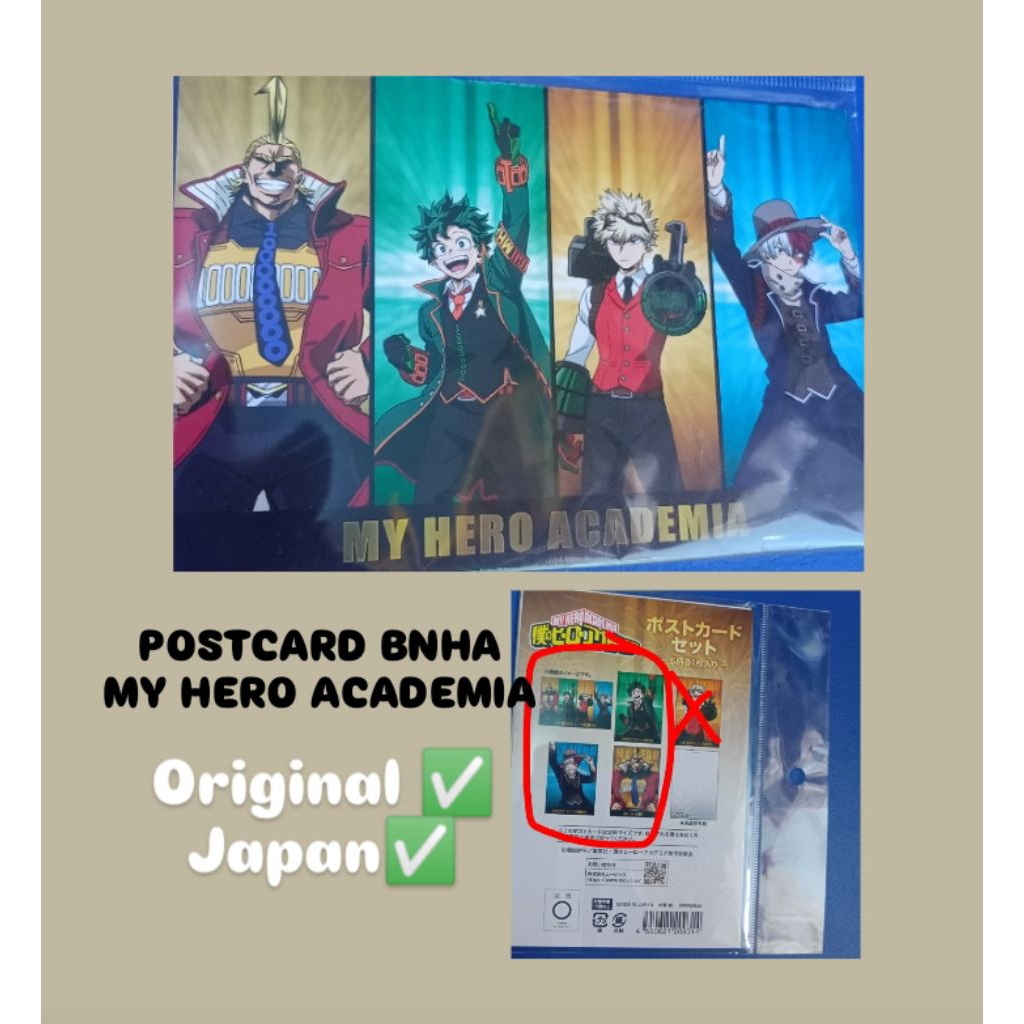 BAKUGOU KATSUKI post card Izuku midoriya Todoroki Shoto post card original
