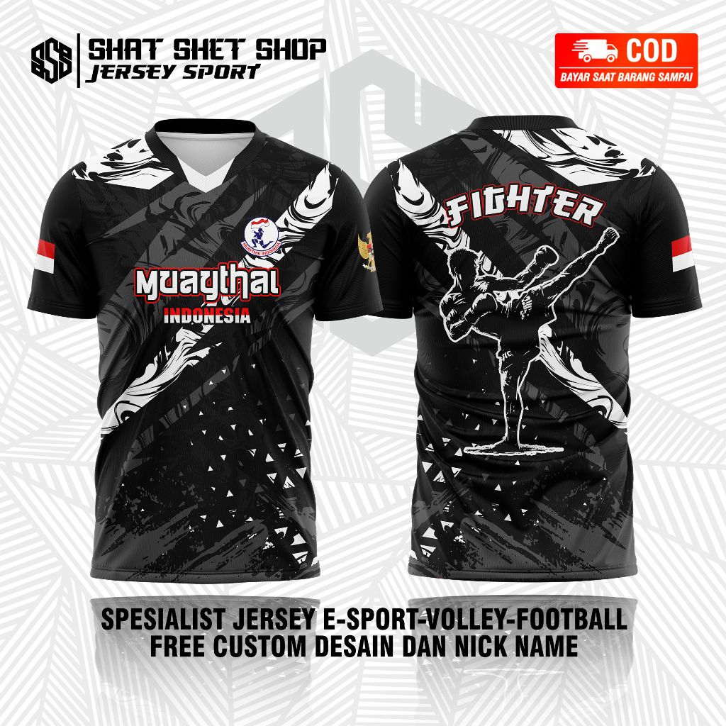 KAOS JERSEY MUAY THAI 8 TERBARU