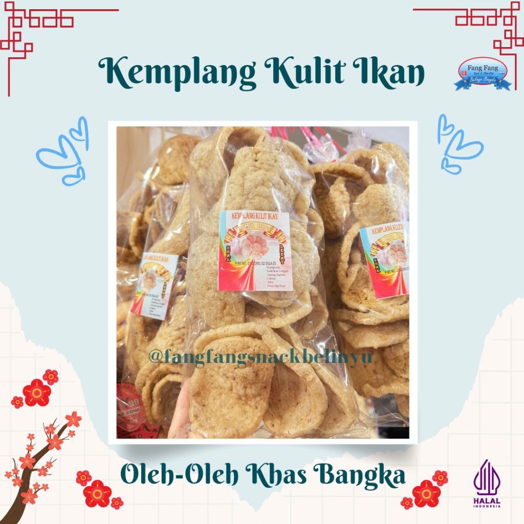 

Kemplang Kulit Ikan Tenggiri Belinyu Bangka