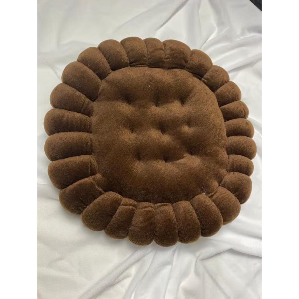 GRAB Bantal Biskuit Bulat Alas Duduk Sofa Kursi Bantal Lucu Unik Hadiah Ulang Tahun Mewah Tamu Bahan