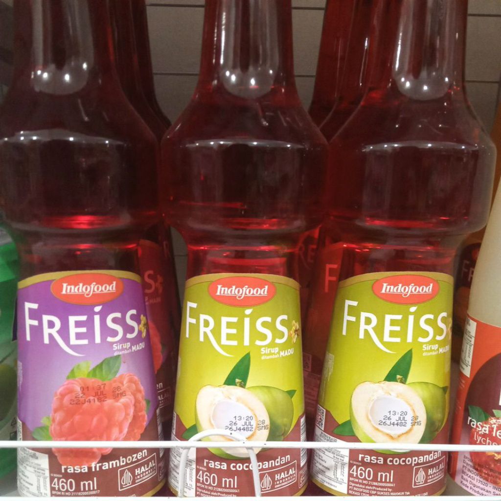 

INDOFOOD FREISS SYRUP 460ML ALL ITEM