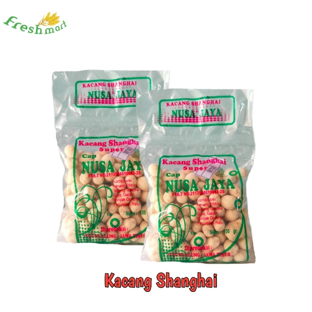 

Kacang Shanghai super Nusa Jaya gurih dan renyah