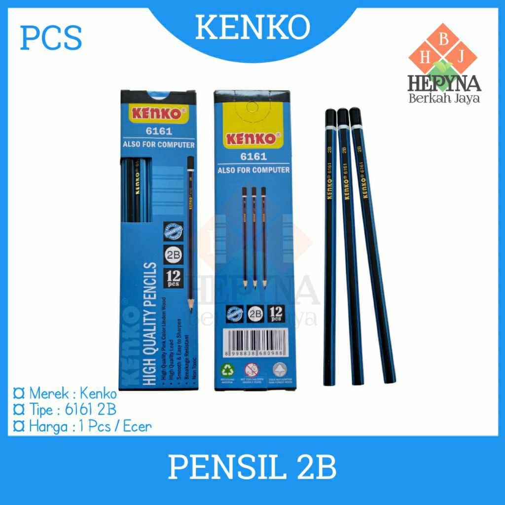 

Pensil Kenko 6161 2B (Harga Satuan)