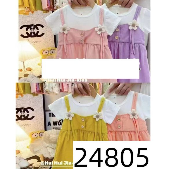 GROSIR 4pcs Dress Baby IMPORT 0-3th / Dress Anak Import / Dress Import / Gaun Anak / Dress Lucu / Dr