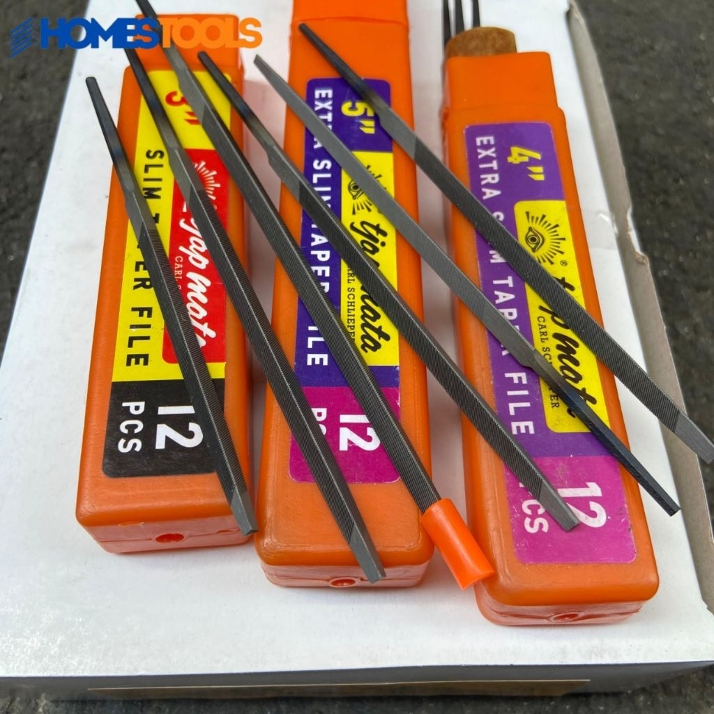 Kikir Gergaji Kayu Tjap Mata 3 4 5 Inch Kikir Gergaji Cap Mata Model Segitiga