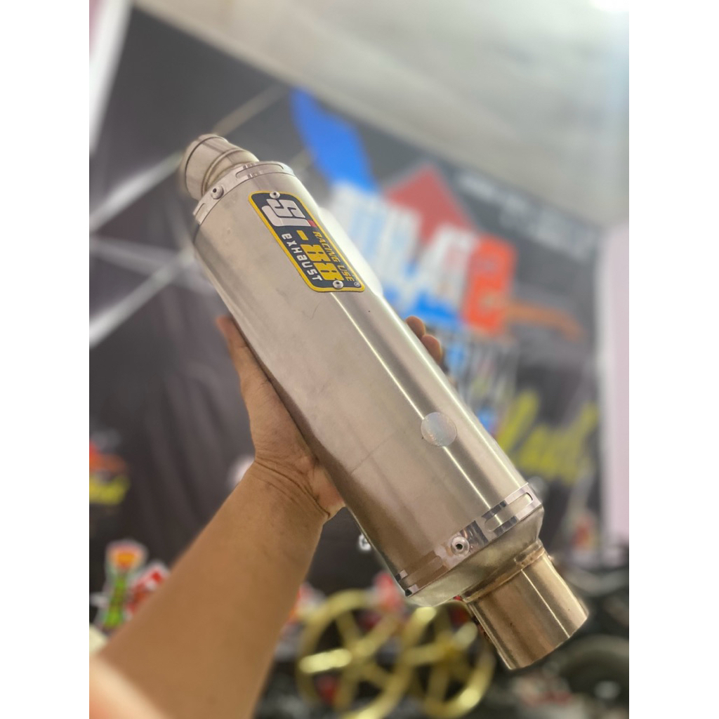 Silincer kenalpot SJ88 GP Oval Stainless