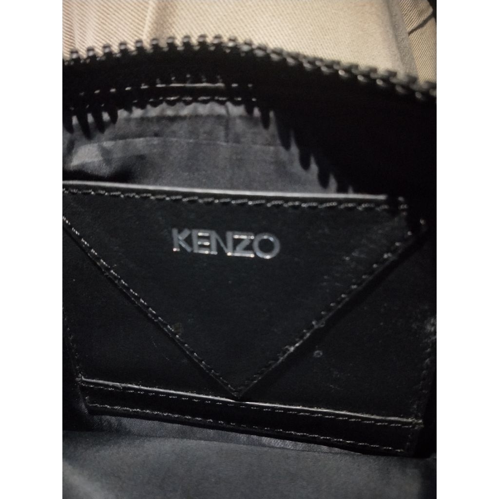 tas kenzo paris A4 clutch black