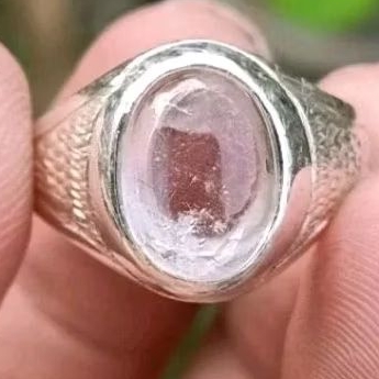 Cincin Batu Kecubung Es Super