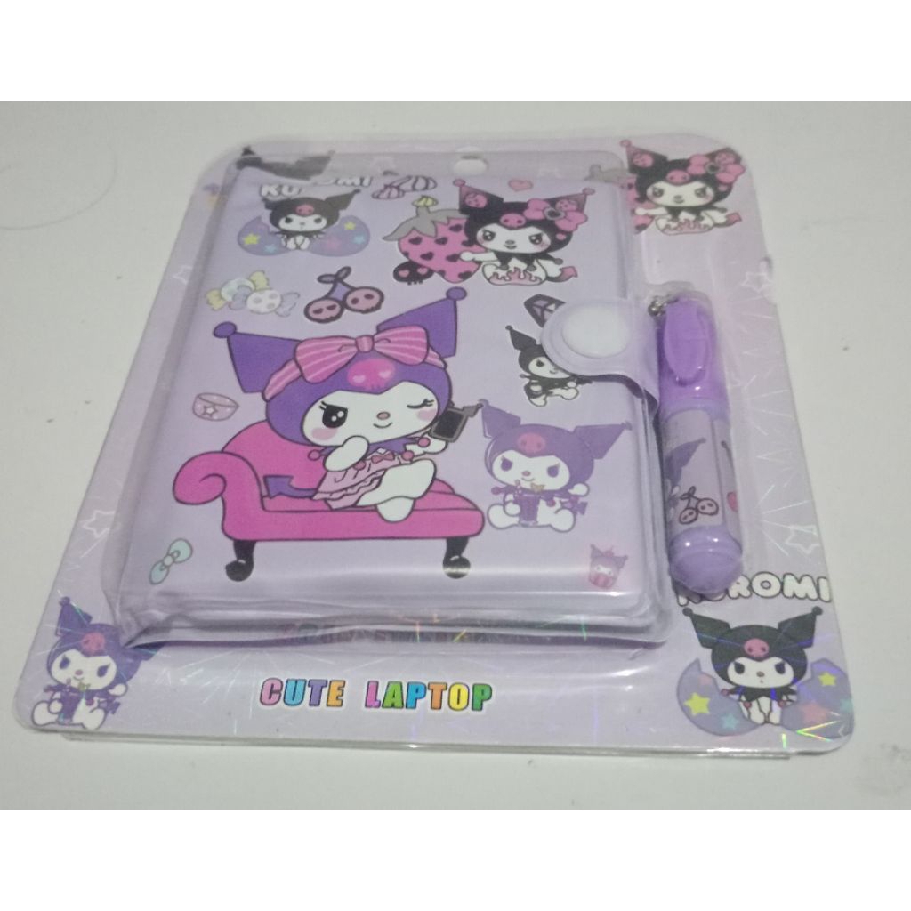 

Notebook Kuromi Cute + Pulpen Anak | Buku Mini Karakter Lucu Sanio