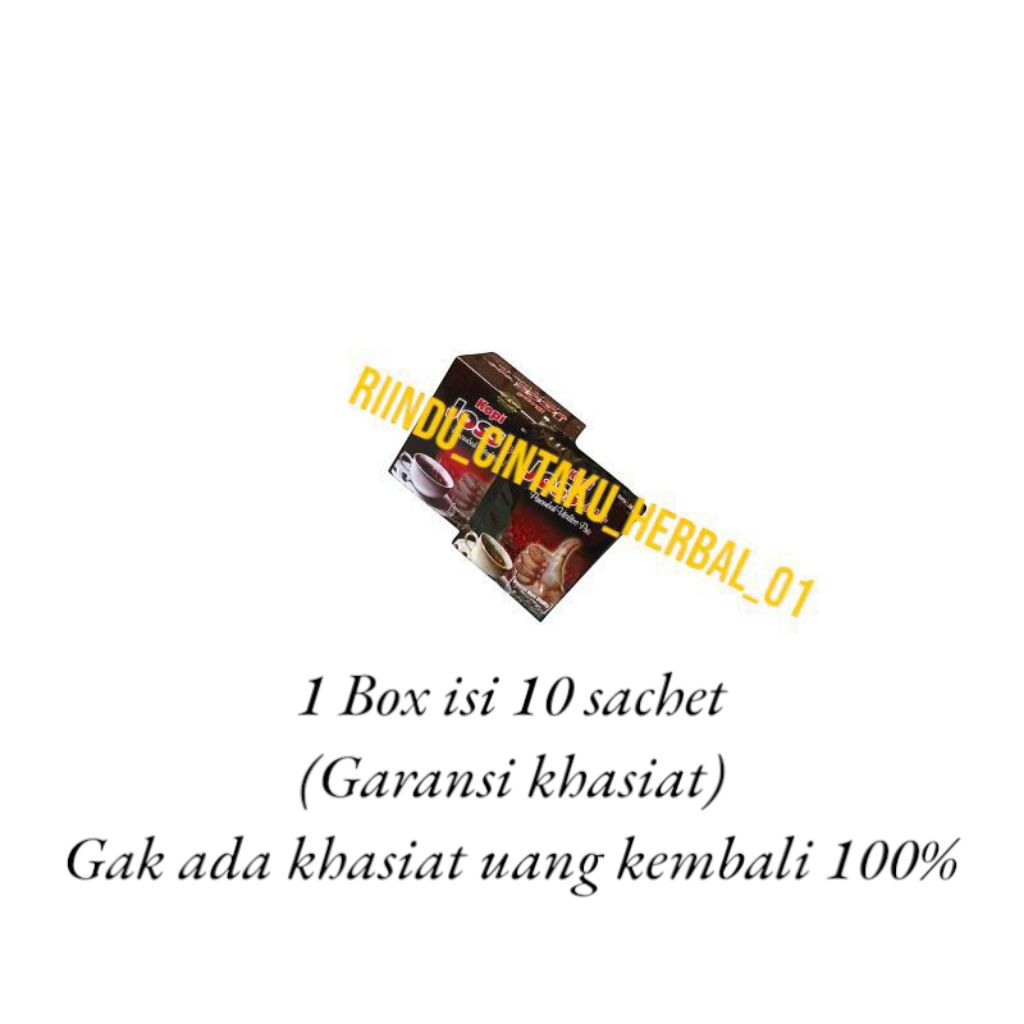 

LOW PROFIL// Kopi Terbaik Mutu berkhasiat<Joss-ples>1 box isi 10 sashet