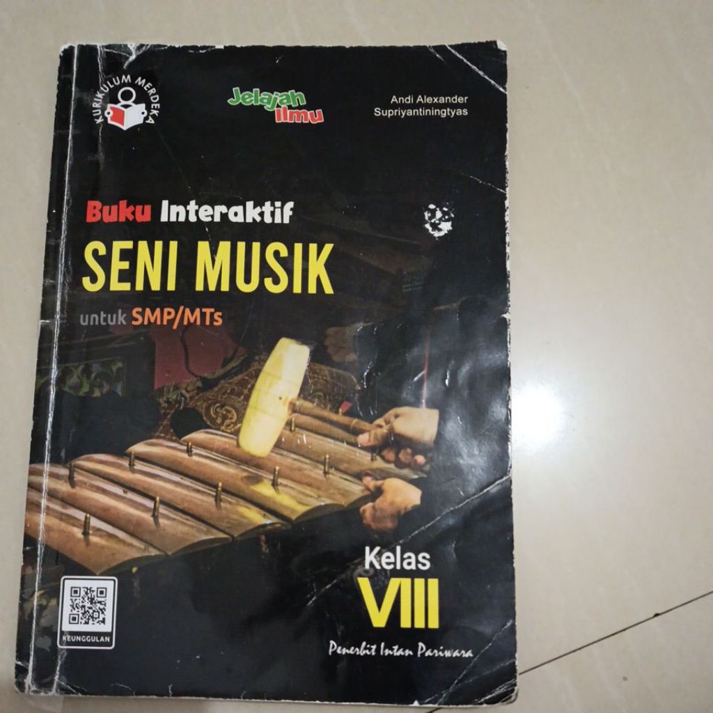 Buku Cetak Seni Musik Kelas 8 Penerbit Intan Pariwara