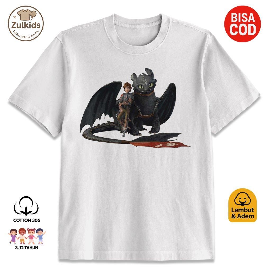 Kaos Anak Toothles Lucu / Baju Anak Toothles Lucu - Cotton Combat 30S, Usia 3-12 Tahun, Bisa COD