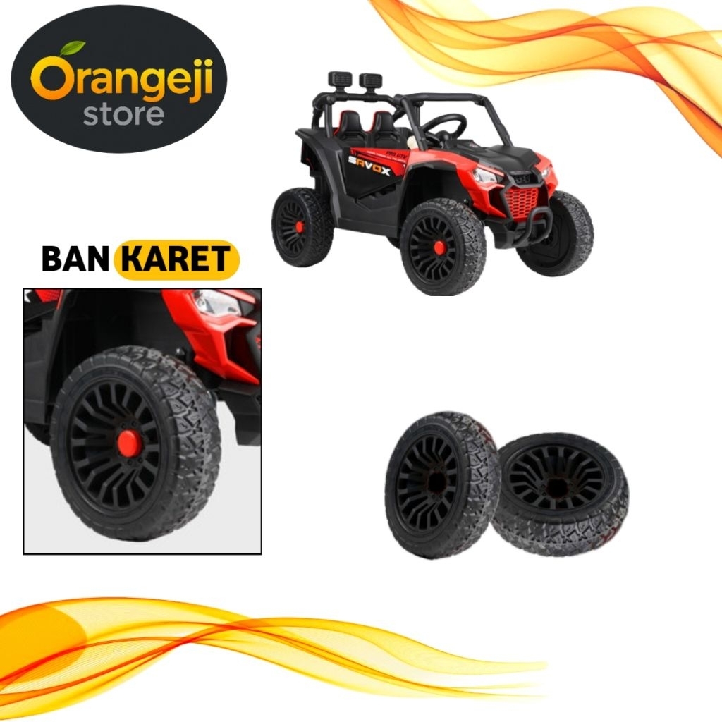 Ban karet dan plastik mobil aki anak ban mobil aki remot