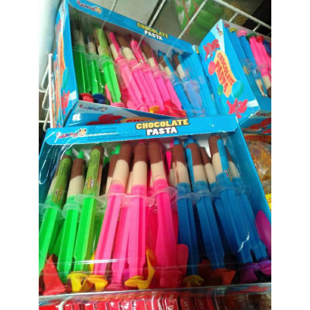 

Coklat Berbentuk Suntikan+Balon Isi 30pcs