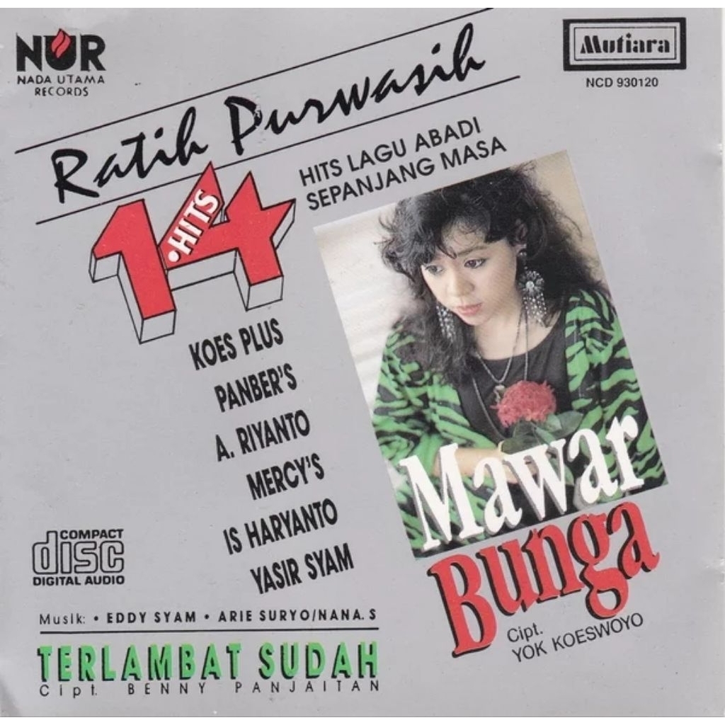 CD Audio Ratih Purwasih - 14 Hits Lagu Abadi Sepanjang Masa