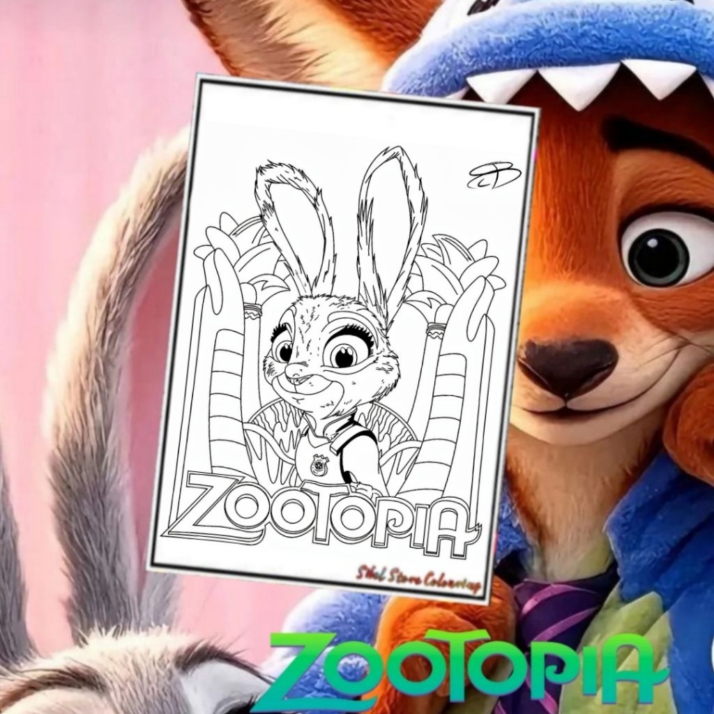 

KERTAS GAMBAR MEWARNAI ZOOTOPIA ISI 10 LEMBAR GAMBAR BERBEDA / KARTUN / KERTAS GAMBAR TEBAL / PAUD / SD / TK / COLORING