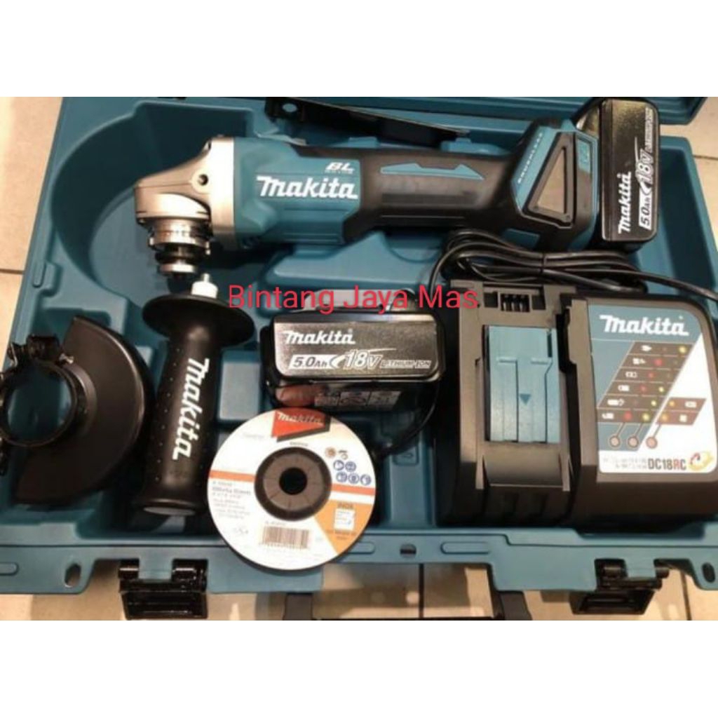 MESIN GERINDA CORDLESS MAKITA BATRAI DGA404RTE