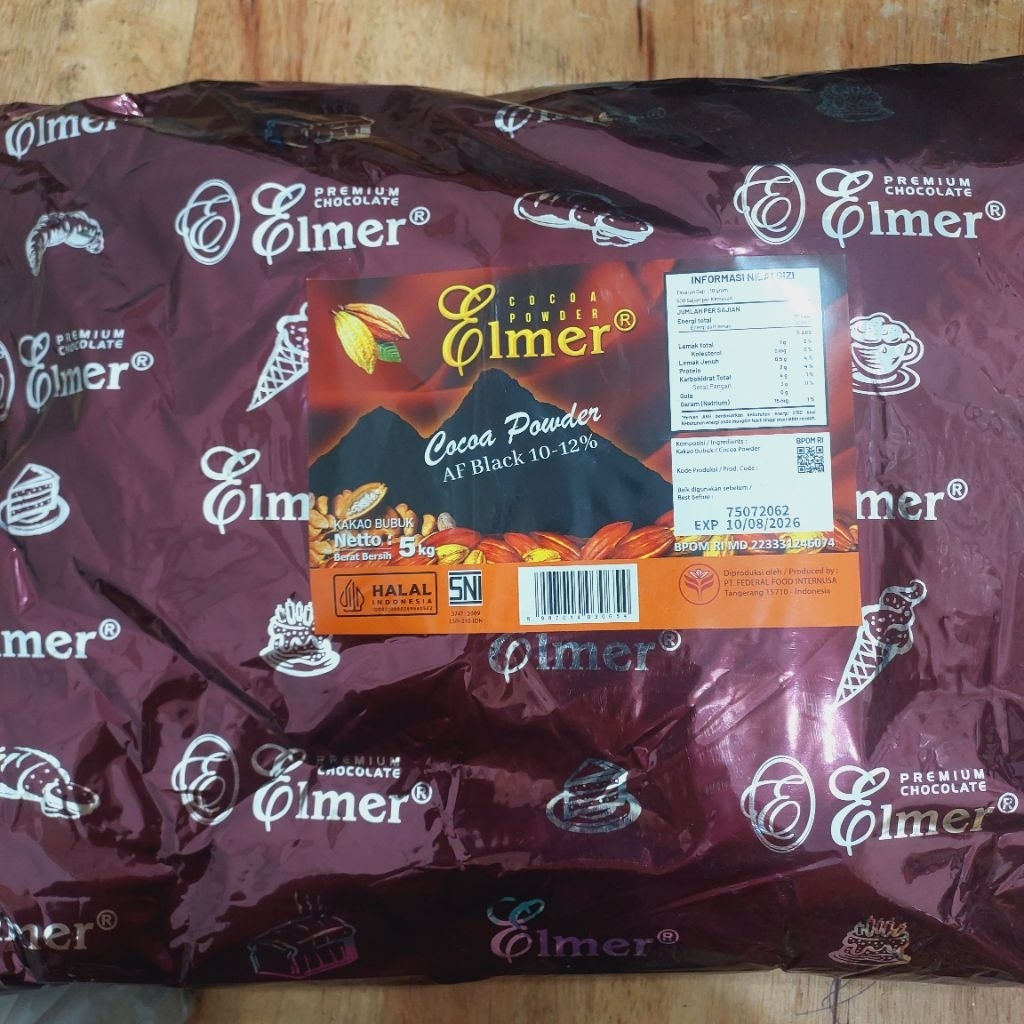 

ELMER BLACK AFRICA COCOA POWDER / COKELAT BUBUK ELMER