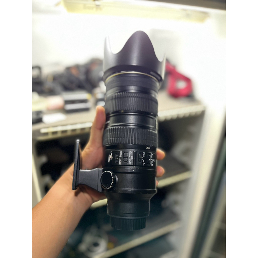 lensa nikon 70 200 2.8 gen II NANO