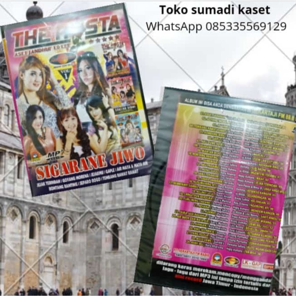 CD audio MP3 dangdut koplo the rosta vol 1