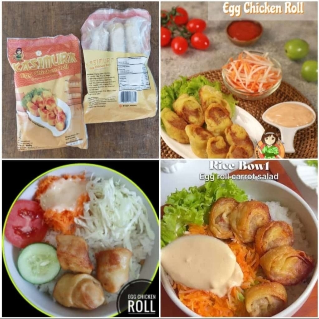 

Kasimura Egg chicken roll isi 3 Lonjor