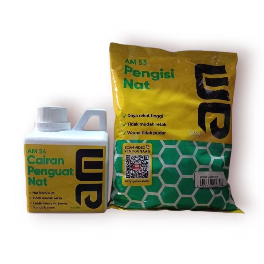 Am 53 Pengisi Nat Varian Warna + Am 54 Cairan Pengisi Nat