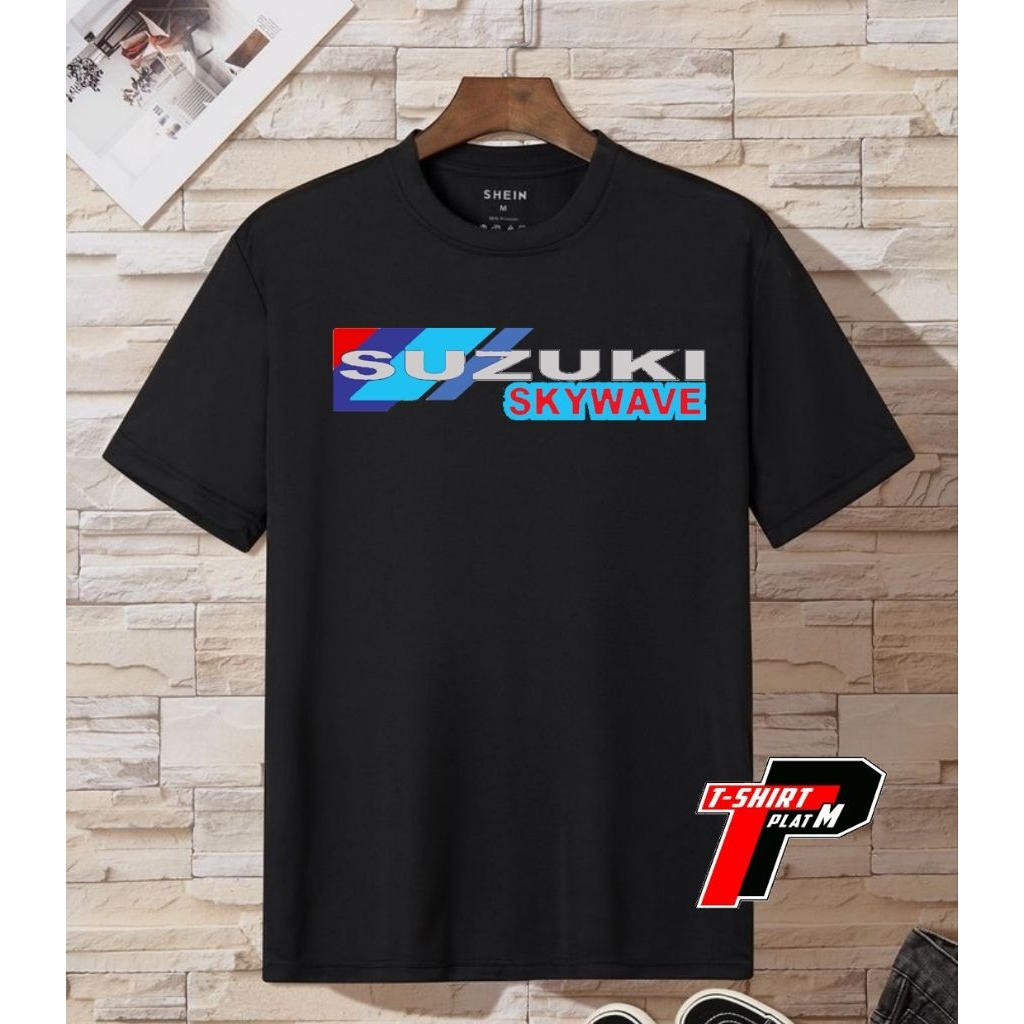 Kaos Suzuki Skywave 125 Semi Cotton 30s
