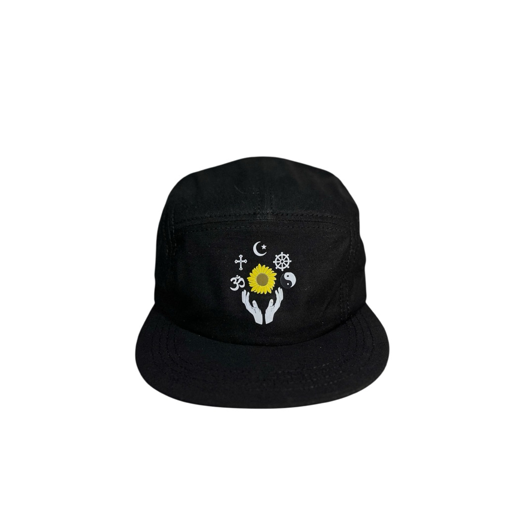 Topi 5 Panel visor pendek (Pluralisme)/Topi Band/Topi Pria/Topi Distro