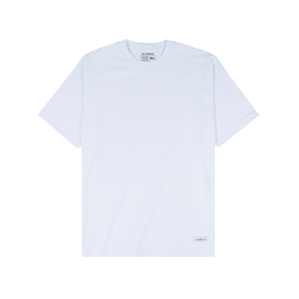 Kaos Polos Cotton Combed 30s 24s Hitam Putih – Baju Polos Pria Wanita Unisex Tebal Adem