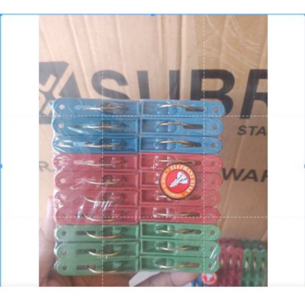 Jepitan baju jemuran / jepitan baju / jepitan hanger