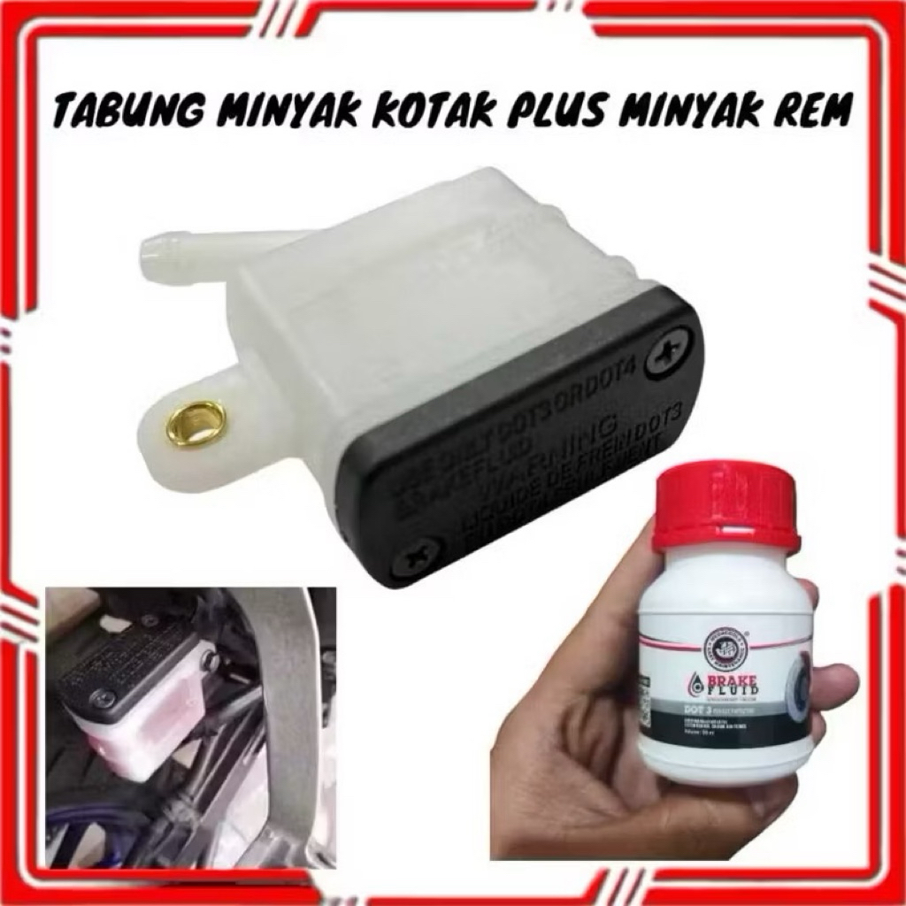 Tabung Minyak Rem Belakang Tabung Minyak Rem Model Kotak Vixion Sonic Cb150R Cbr150R Megapro New