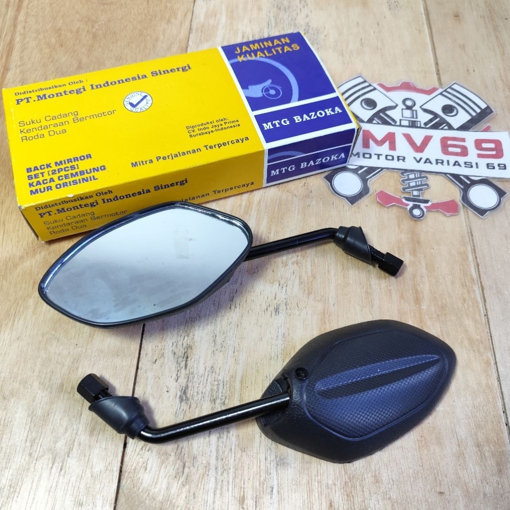 Spion Honda Beat Kaca Cembung Ori Montegi Universal Motor Honda Spion Beat