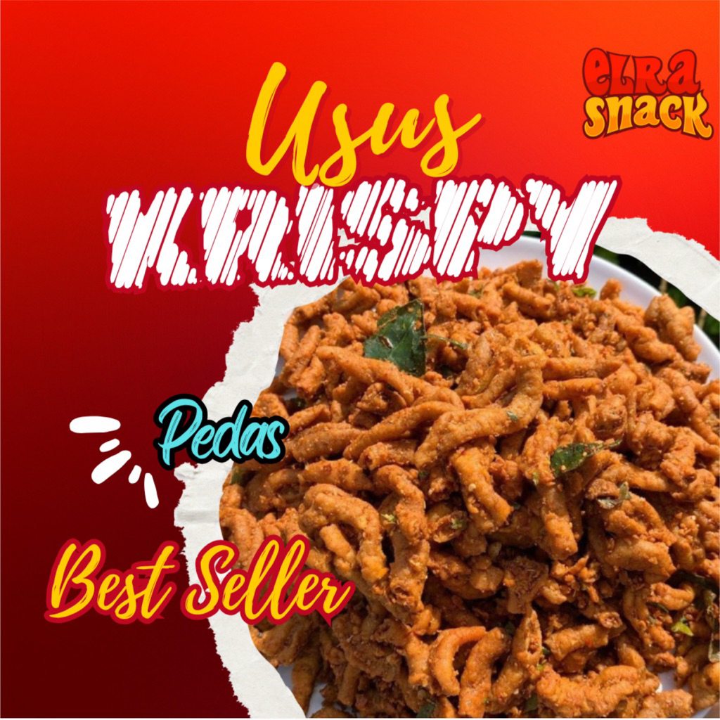 

Kripik Usus Pedas Daun Jeruk Renyah