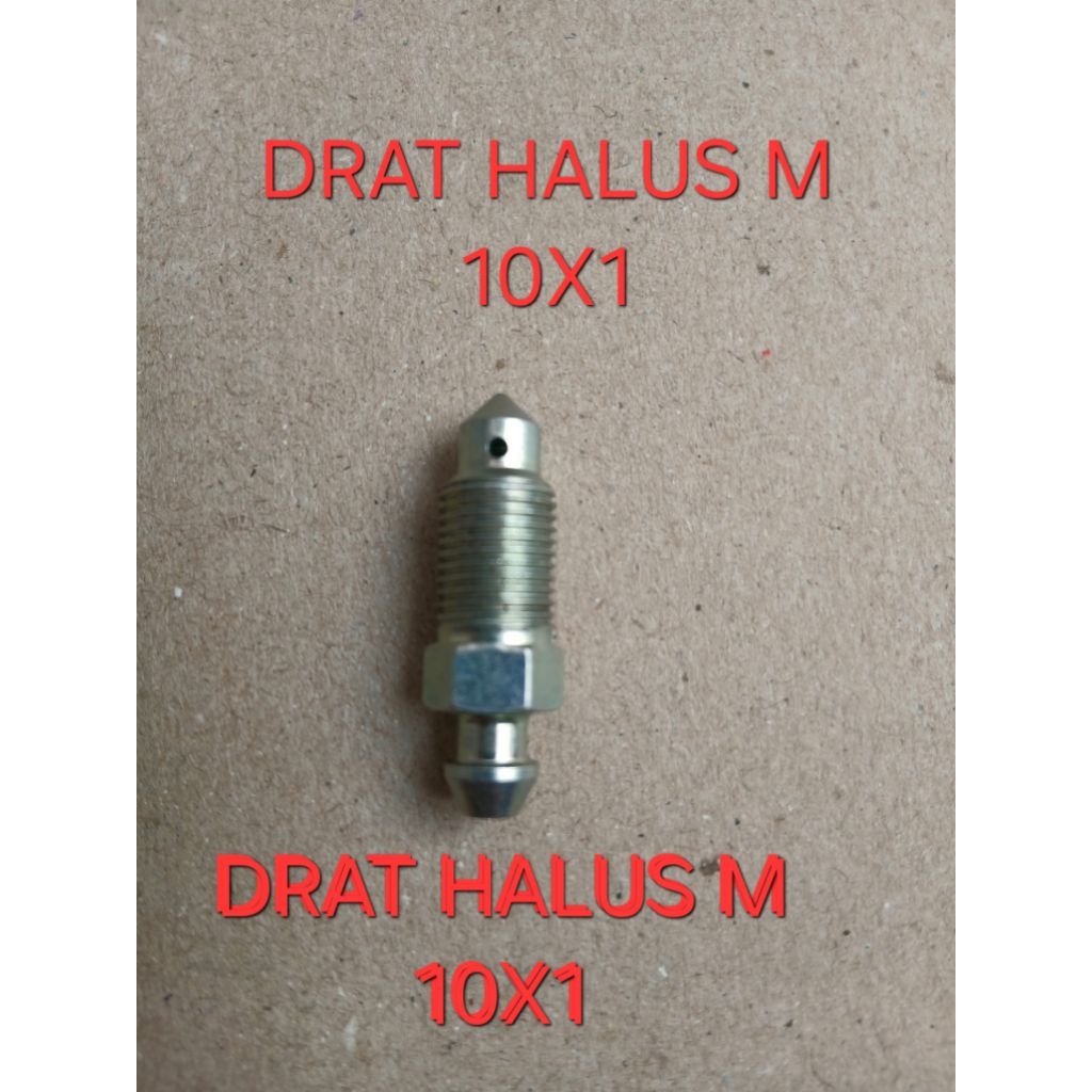 NEPEL ANGIN KALIPER MINYAK REM CAKRAM MOBIL avanza xenia kijang rush terios  DRAT HALUS UKURAN 10X1 