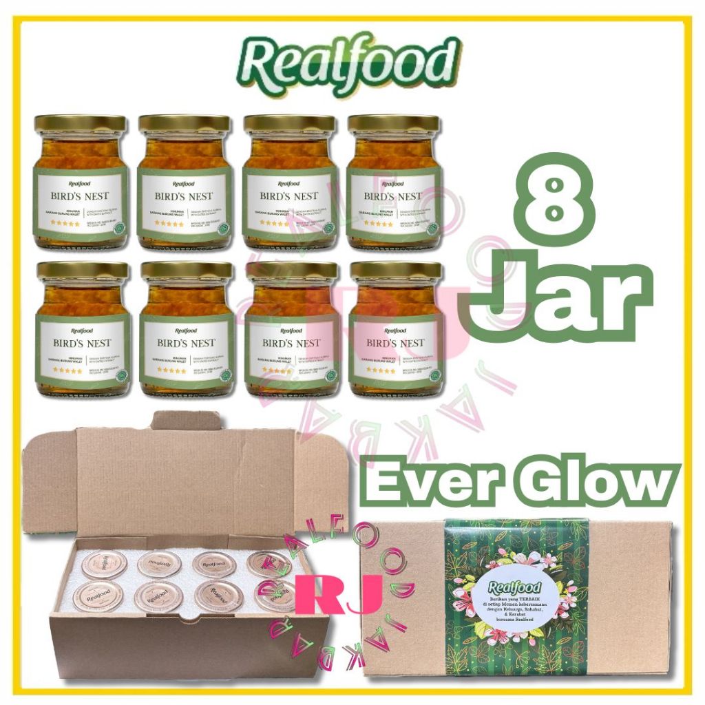 

Realfood Ever Glow 8 Jar ( Minuman sarang burung walet )