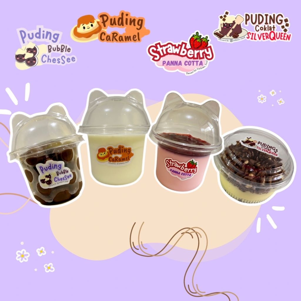 

Puding Caramel / SilverQueen / Bubble CheeSee