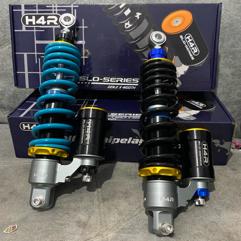 H4R Shockbreaker Tabung Bawah SLO Gen 2 X-Mooth Matic 330Mm 340Mm Vario 125/150/160 Stylo 160 Beat F