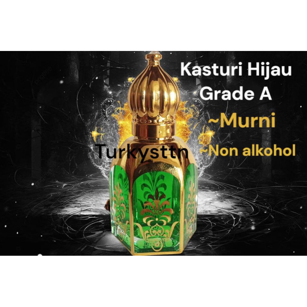 minyak wangi kasturi hijau asli grade A parfum kasturi arab saudi