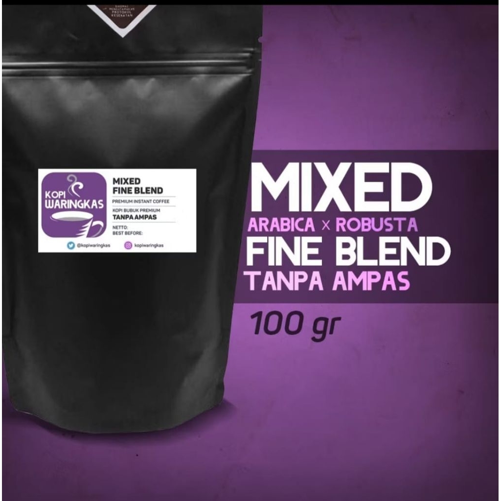 

KOPI WARINGKAS ORIGINAL MIXED FINE BLEND | KOPI BUBUK GILING TANPA AMPAS PREMIUM (100 GR)