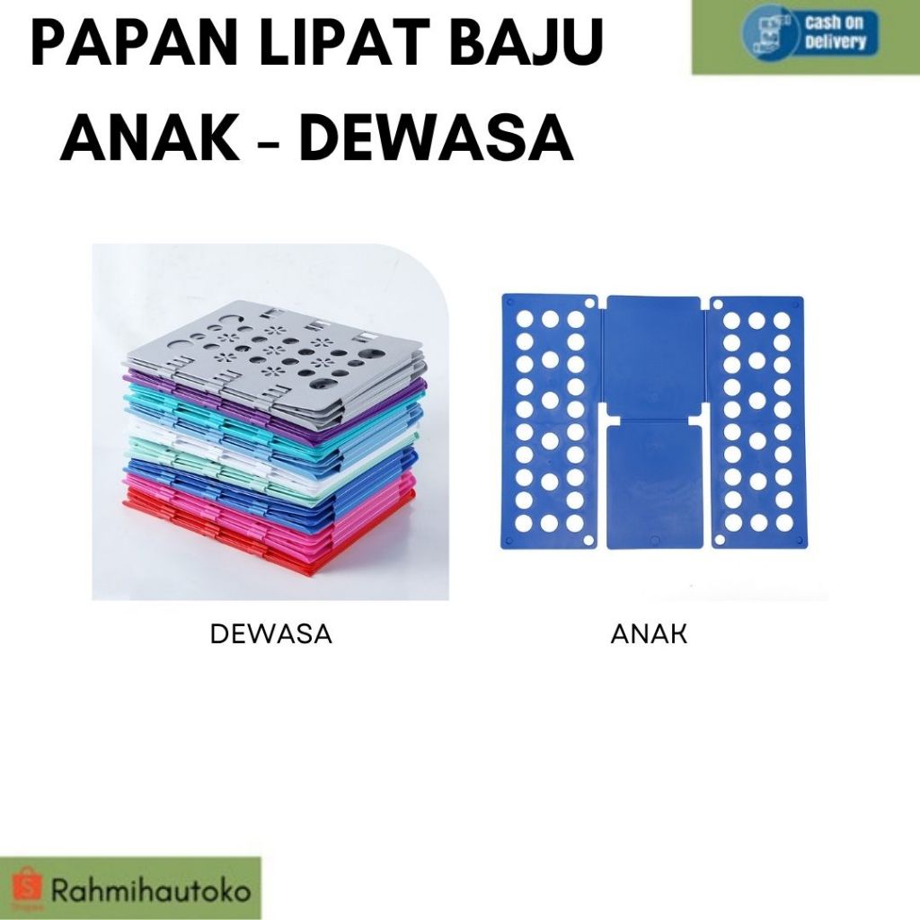 Papan Alat Pelipat Baju Pakaian Baju Laundry Anak Dewasa