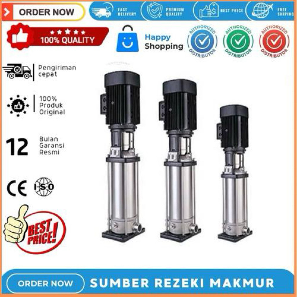 POMPA CNP CDLF 2-22 3PHASE 220V DRAT 11/4INCH CNP CDLF2-22BWSR 3HP