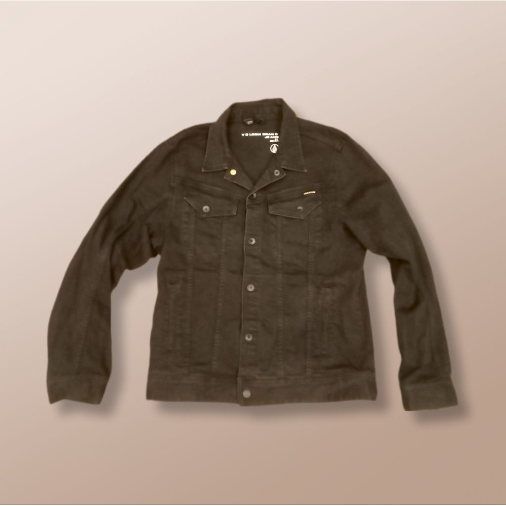 Jaket jeans truckers volcom weaver denim jacket original