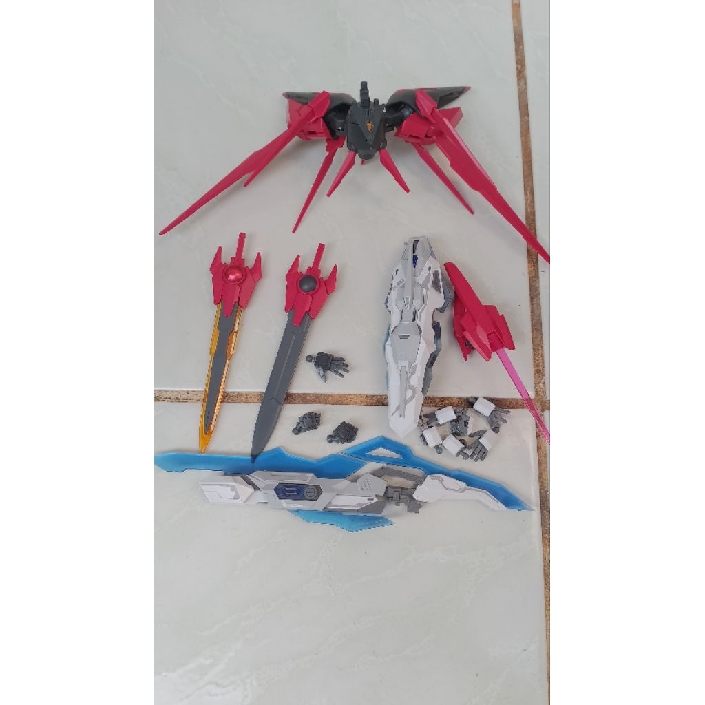 HG 1/144 aksesoris accesories body hg heine destiny clear dan weapon Exia gundam