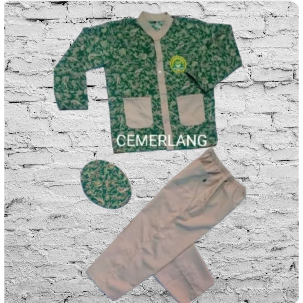 Seragam muslim batik Paud/TK
