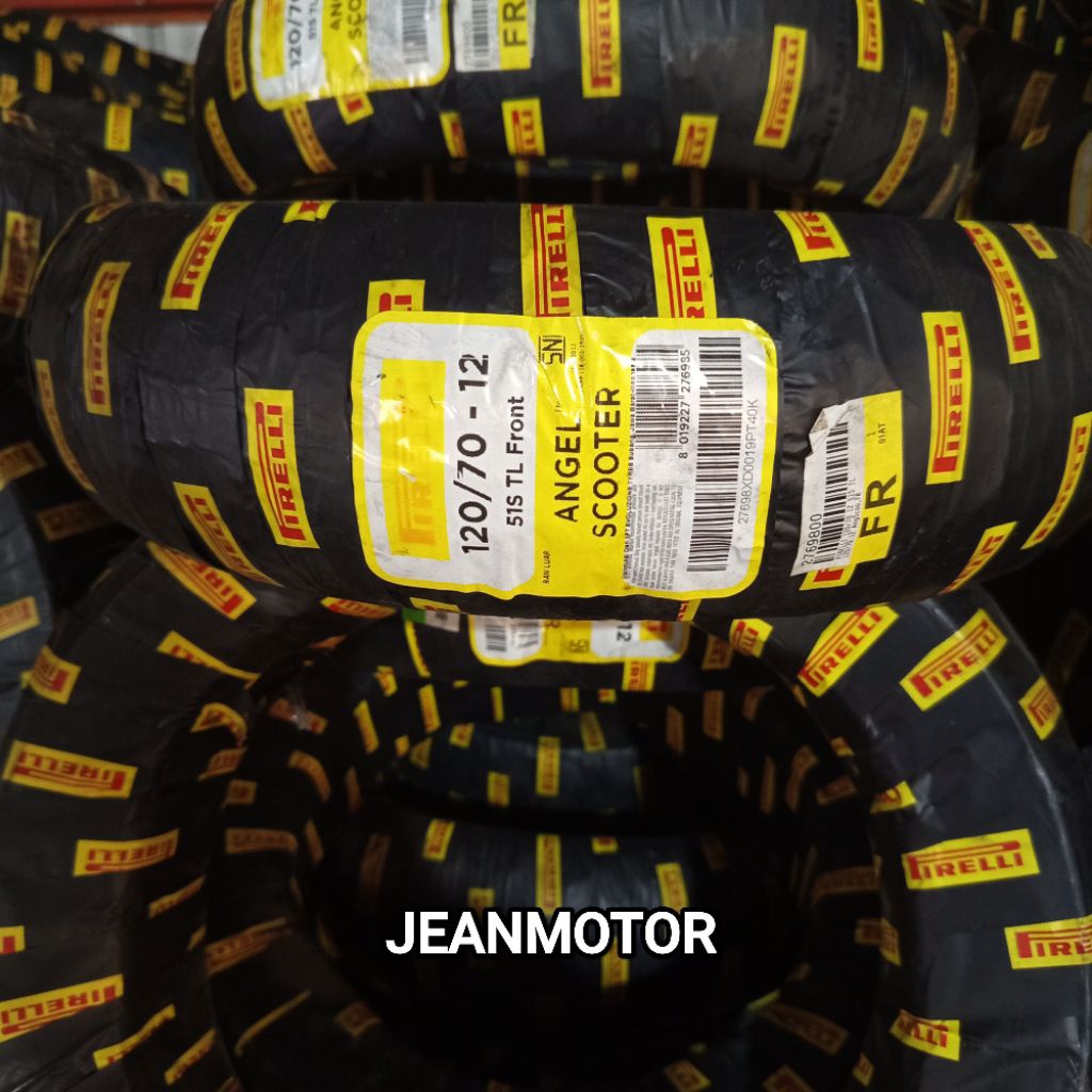 Ban Pirelli Angel Scooter 120 70 12 Tubeless Ring 12 Vespa Scoopy Donat 120/70/12