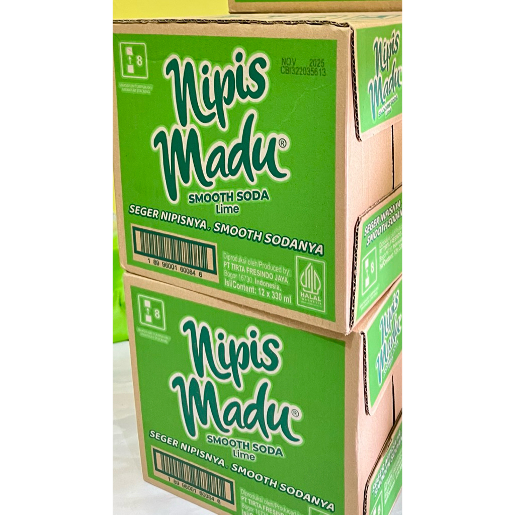 

Nipis Madu 1 dus - Isi 12 Botol Kemasan 330ml