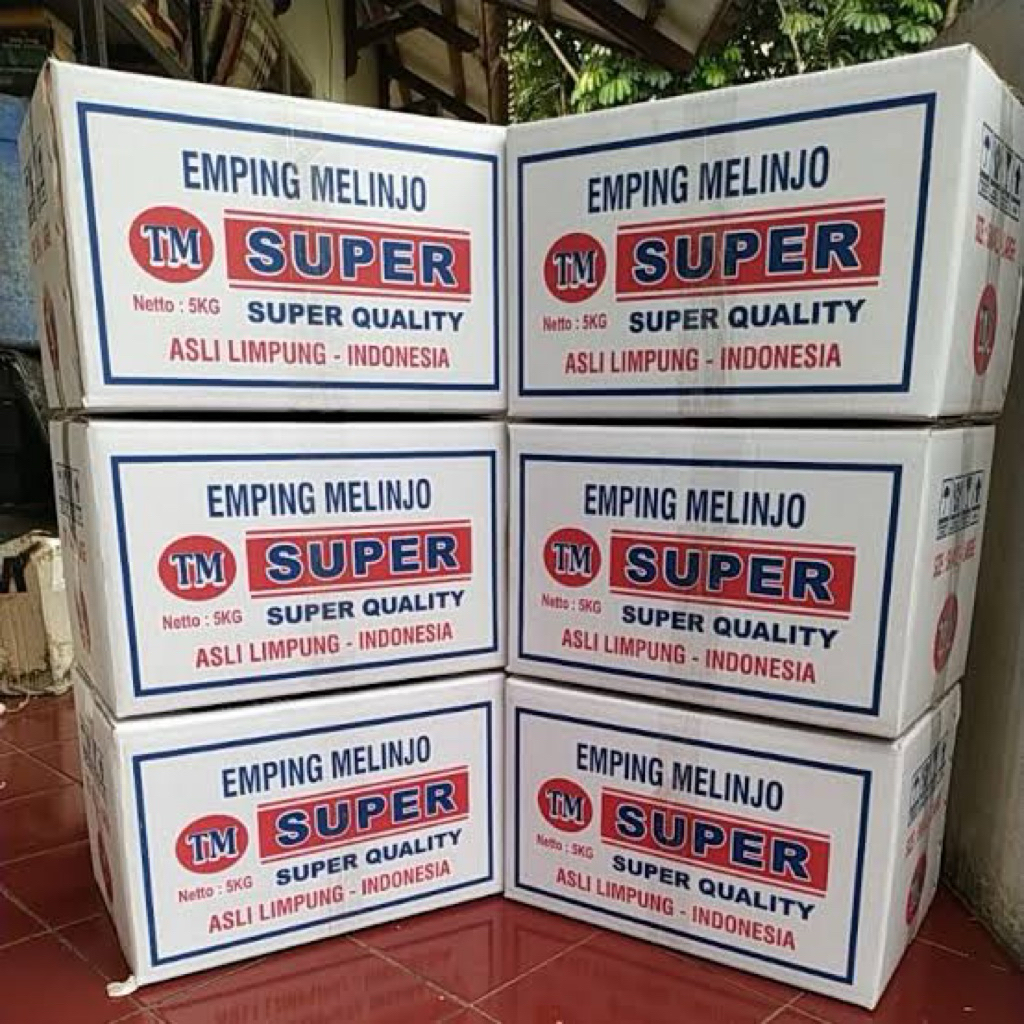 

EMPING MELINJO MENTAH 5 KG SUPER QUALITY 100 PERSEN KERING
